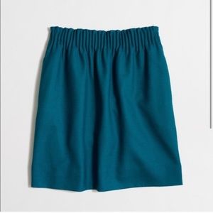 J.Crew Factory Sidewalk Skirt teal size 2